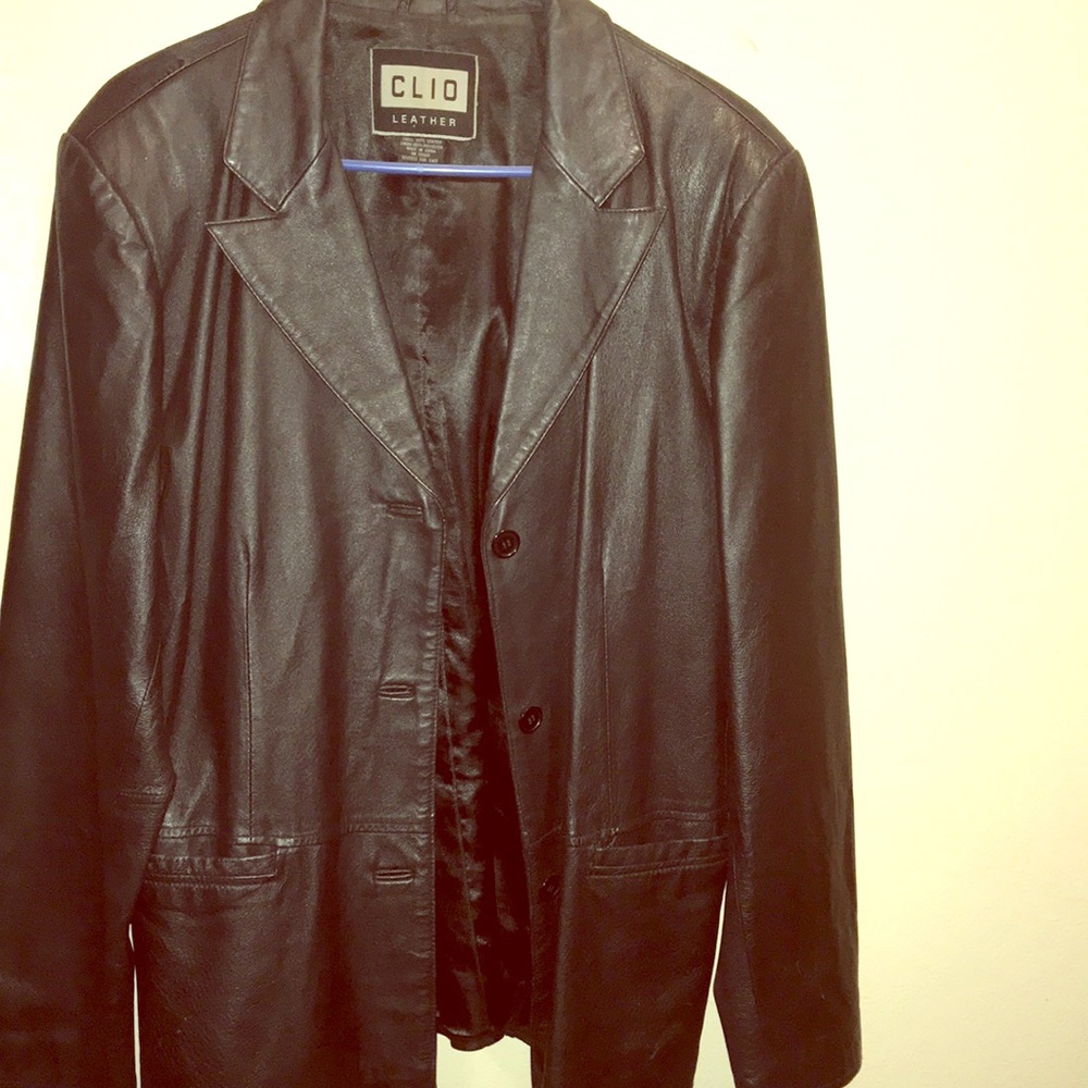 100% leather Clio jacket